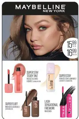 Jean Coutu MAYBELLINE NEW YORK SENSATIONAL FIREWORK MASCARA offer