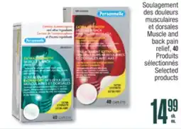 Jean Coutu PERSONNELLE Muscle and back pain relief offer