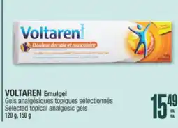 Jean Coutu VOLTAREN Selected topical analgesic gels offer