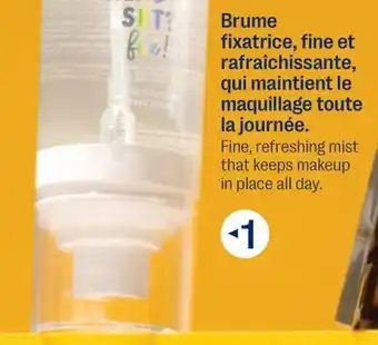 Jean Coutu 1MISS LOOKY Brume fixatrice Fixing mist offer