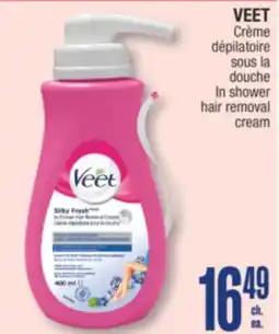 Jean Coutu VEET In shower hair removal cream offer