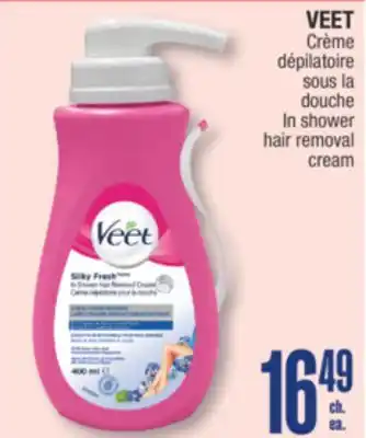 Jean Coutu VEET In shower hair removal cream offer