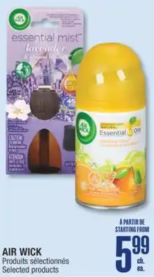 Jean Coutu AIR WICK Selected products offer