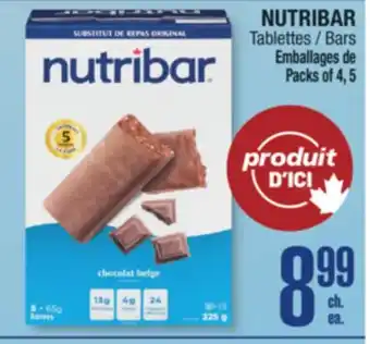 Jean Coutu NUTRIBAR Bars offer