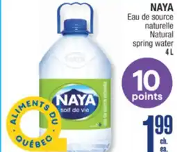 Jean Coutu NAYA Natural spring water offer
