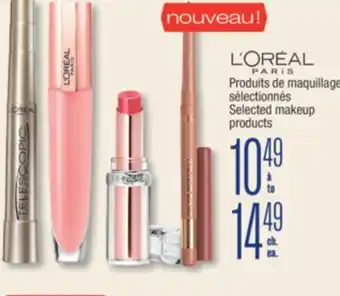 Jean Coutu Loreal paris Selected makeup products offer