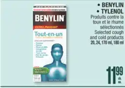 Jean Coutu BENYLIN Selected cough and cold products offer