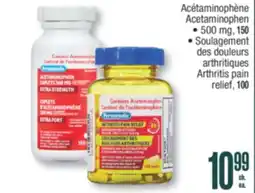 Jean Coutu PERSONNELLE Acetaminophen • 500 mg, 150 Arthritis pain relief, 100 offer