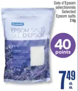 Jean Coutu PERSONNELLE Selected Epsom salts offer