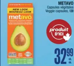 Jean Coutu METAVO Veggie capsules offer