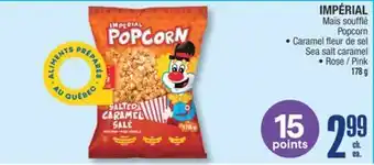 Jean Coutu IMPÉRIAL Popcorn offer