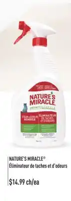 Jean Coutu NATURE'S MIRACLE ÉLIMINATEUR DE TACHES ET D'ODEURS offer