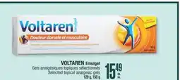 Jean Coutu VOLTAREN Emulgel Selected topical analgesic gels offer