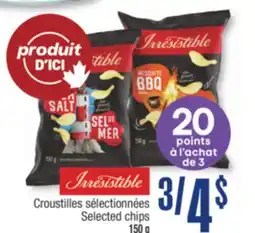 Jean Coutu IRRESISTIBLES Selected chips offer