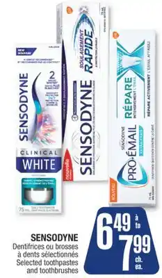 Jean Coutu SENSODYNE Selected toothpastes and toothbrushes offer