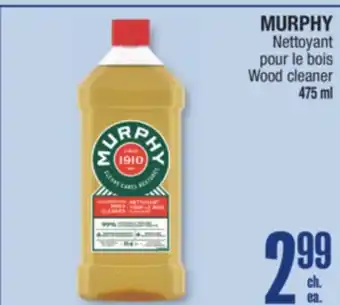 Jean Coutu MURPHY Wood cleaner offer