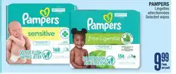 Jean Coutu PAMPERS Selected wipes offer