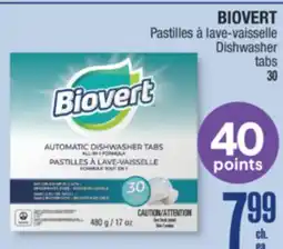 Jean Coutu BIOVERT Dishwasher tabs offer