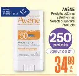 Jean Coutu AVÈNE Selected suncare products offer