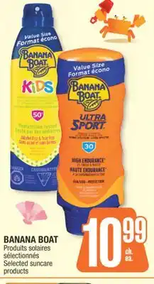 Jean Coutu BANANA BOAT Selected suncare products offer