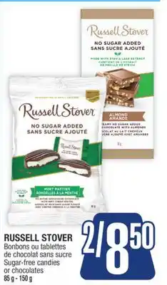 Jean Coutu RUSSELL STOVER Sugar-free candies or chocolates offer