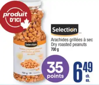 Jean Coutu SELECTION Dry roasted peanuts offer