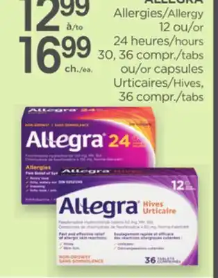 Proxim ALLEGRA Allergy offer