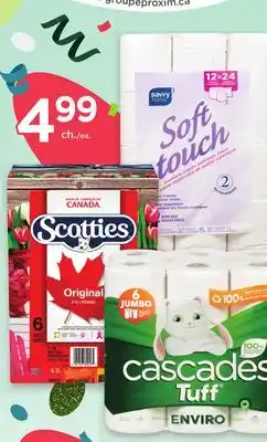 Proxim SCOTTIES,SAVVY,CASCADES Facial tissues offer