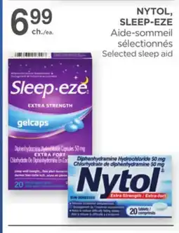 Proxim NYTOL, SLEEP-EZE Selected sleep aid offer