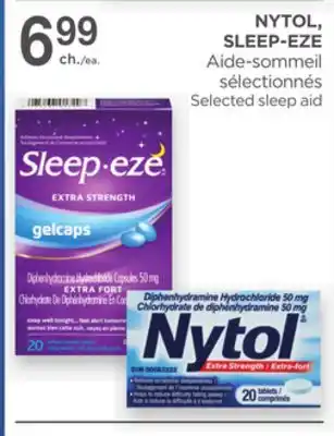 Proxim NYTOL, SLEEP-EZE Selected sleep aid offer