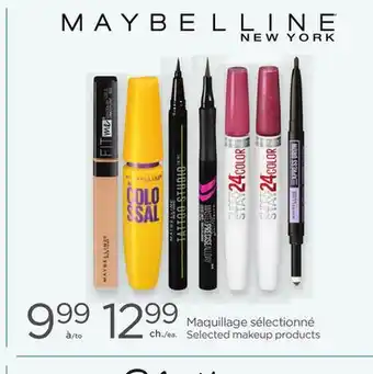 Proxim MAYBELLINE Selected makeup products offer