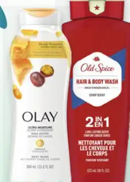 Proxim OLAY, OLD SPICE Selected body washes offer