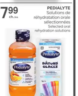 Proxim PEDIALYTE Selected oral rehydration solutions offer