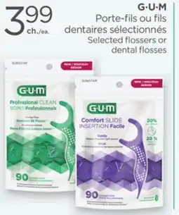 Proxim G·U·M Selected flossers or dental flosses offer