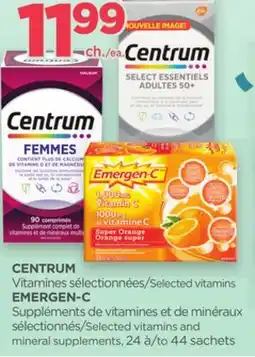 Proxim CENTRUM Selected vitamins offer