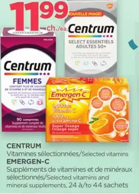 Proxim CENTRUM Selected vitamins offer