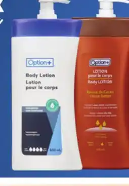 Proxim Option+ Moisturizing lotions offer