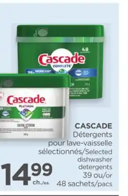 Proxim CASCADE Selected dishwasher detergents offer