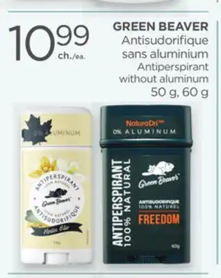 Proxim GREEN BEAVER Antiperspirant without aluminum offer