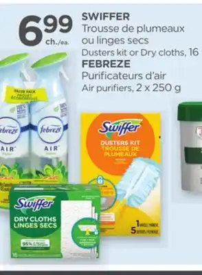 Proxim SWIFFER Dusters kit or Dry cloths, 16 FEBREZE Air purifiers, 2 x 250 g offer