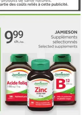 Proxim JAMIESON Selected supplements offer