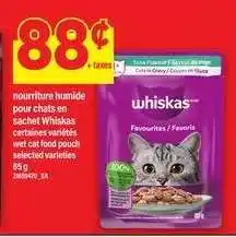 Maxi WHISKAS WET CAT FOOD POUCH offer