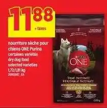 Maxi Purina ONE nourriture sèche pour chiens offer