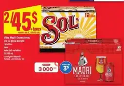 Maxi Madri Excepcional, Sol ou Birra Moretti offer