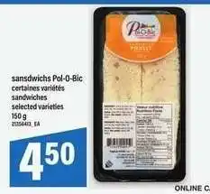 Maxi sandwichs Pol-O-Bic offer
