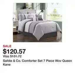 Bed Bath & Beyond Safdie & Co. Comforter Set 7 Piece Wov Queen Kane offer
