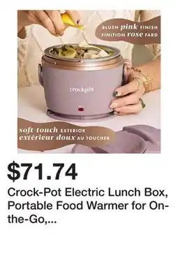 Bed Bath & Beyond Crock-Pot Electric Lunch Box, Portable Food Warmer for On-the-Go, 20-Ounce (591 mL) offer