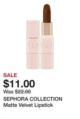 Sephora SEPHORA COLLECTION Matte Velvet Lipstick offer