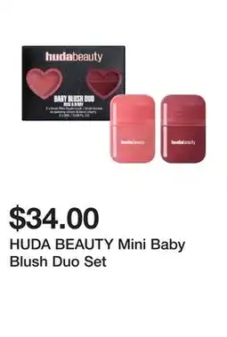 Sephora HUDA BEAUTY Mini Baby Blush Duo Set offer