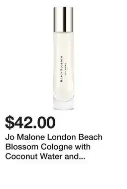 Sephora Jo Malone London Beach Blossom Cologne with Coconut Water and Vanilla Travel Spray offer
